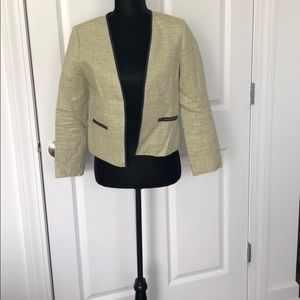 Club Monaco light green Blazer with Dark Trim